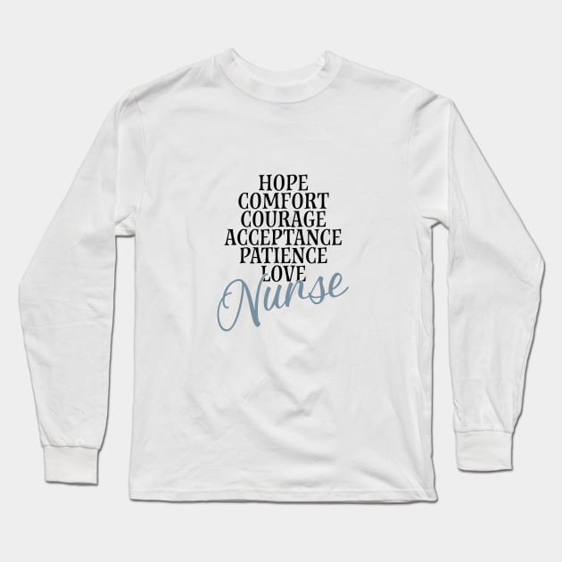 Nursing Long Sleeve T-Shirt by Library Of Chapters